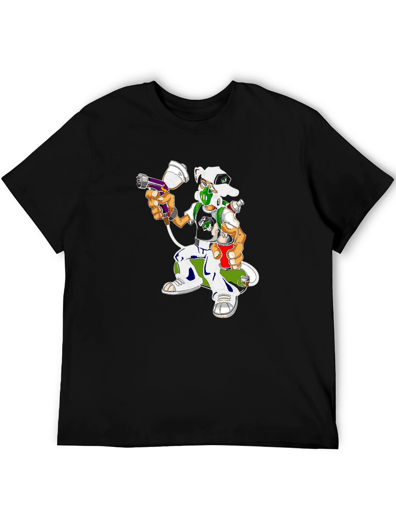 Urban Graffiti Artist Dog Graphic Tee