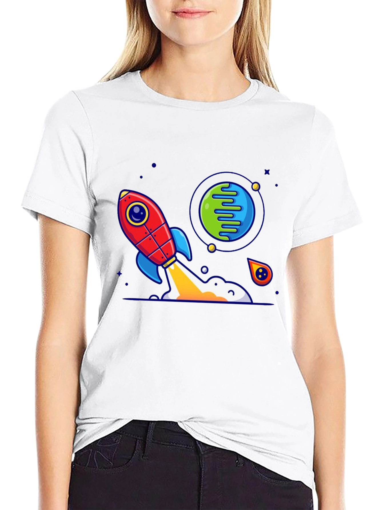 Rocket Launch Graphic T-Shirt