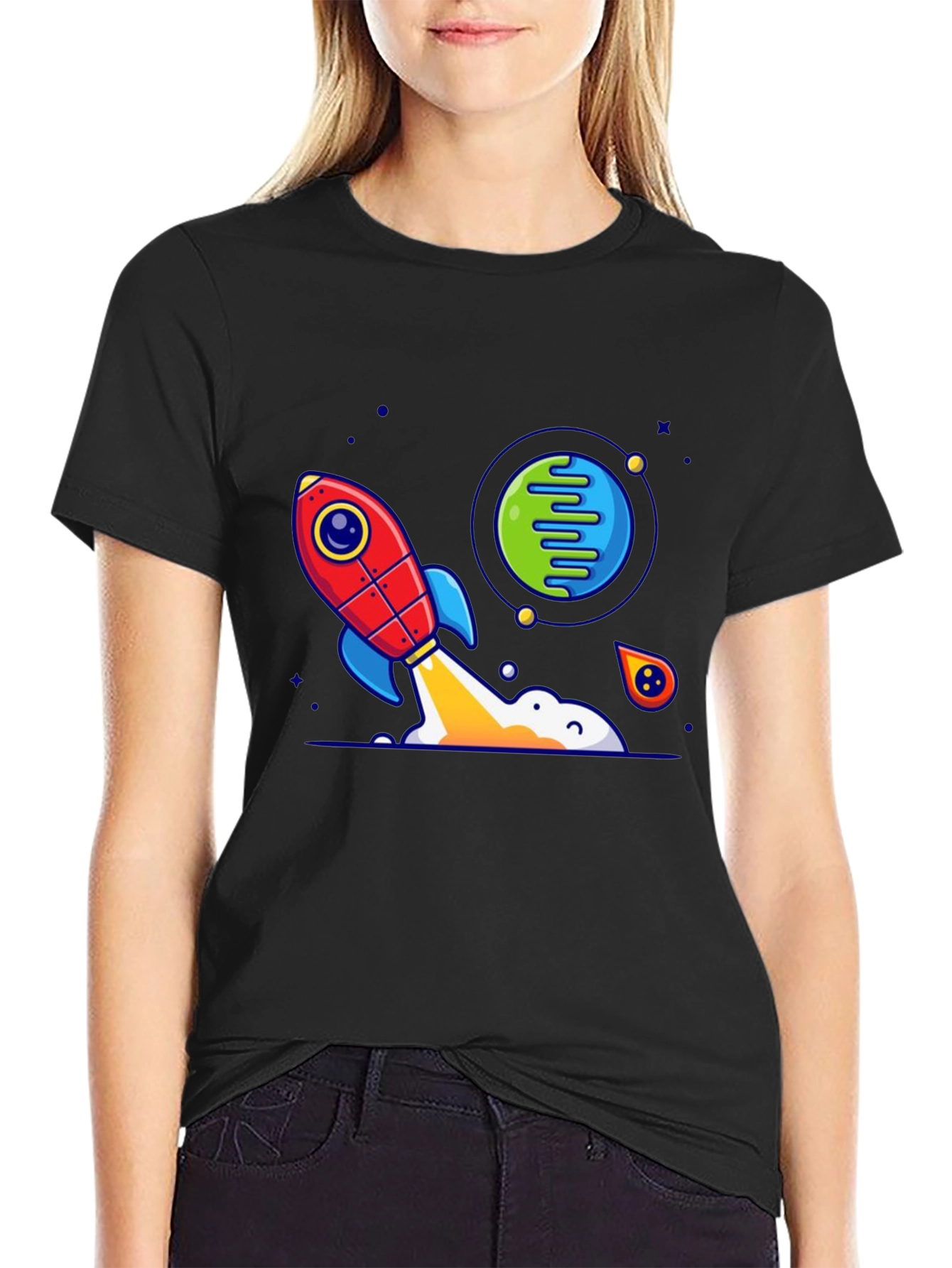 Rocket Launch Graphic T-Shirt