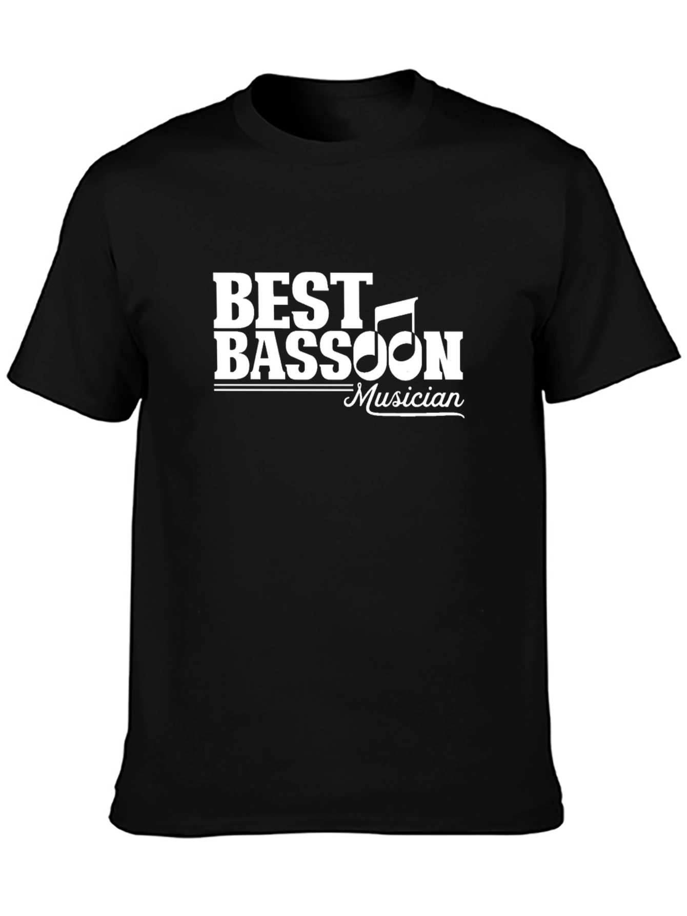 Best Bassoon Musician Black T-Shirt
