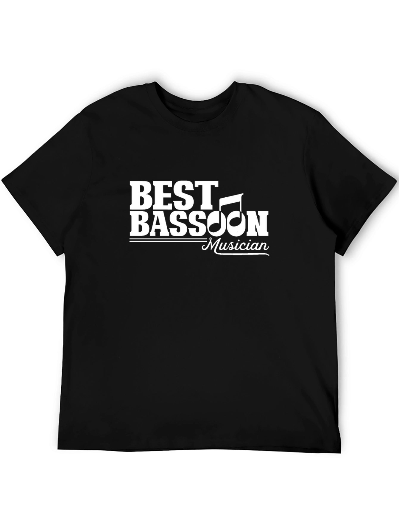 Best Bassoon Musician Black T-Shirt