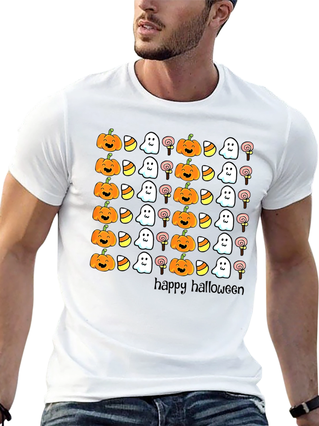Happy Halloween Pattern Tee