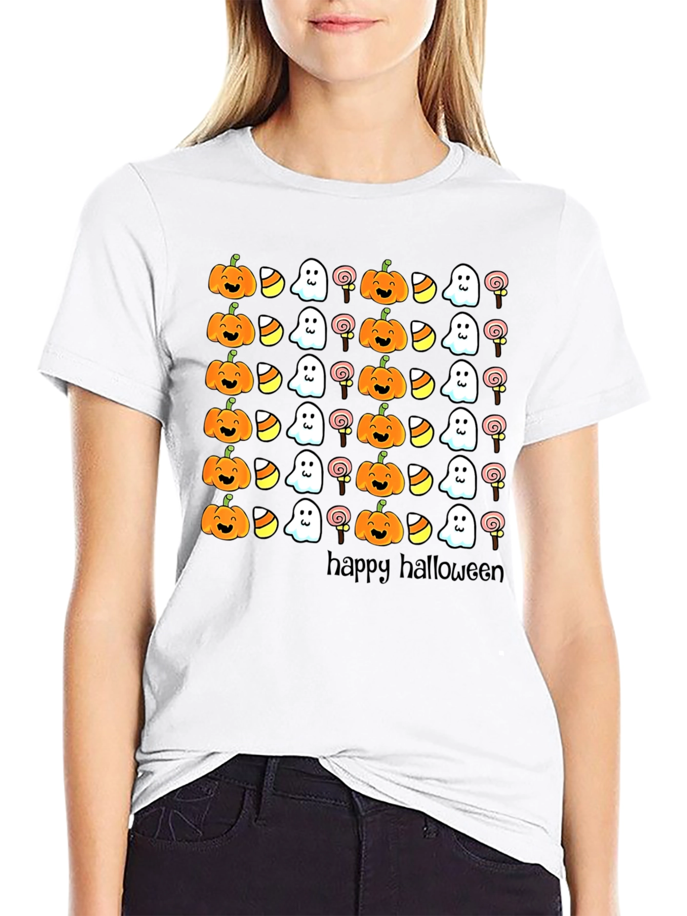 Happy Halloween Pattern Tee