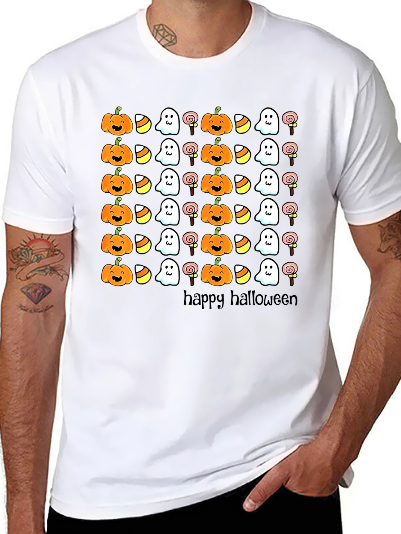 Happy Halloween Pattern Tee