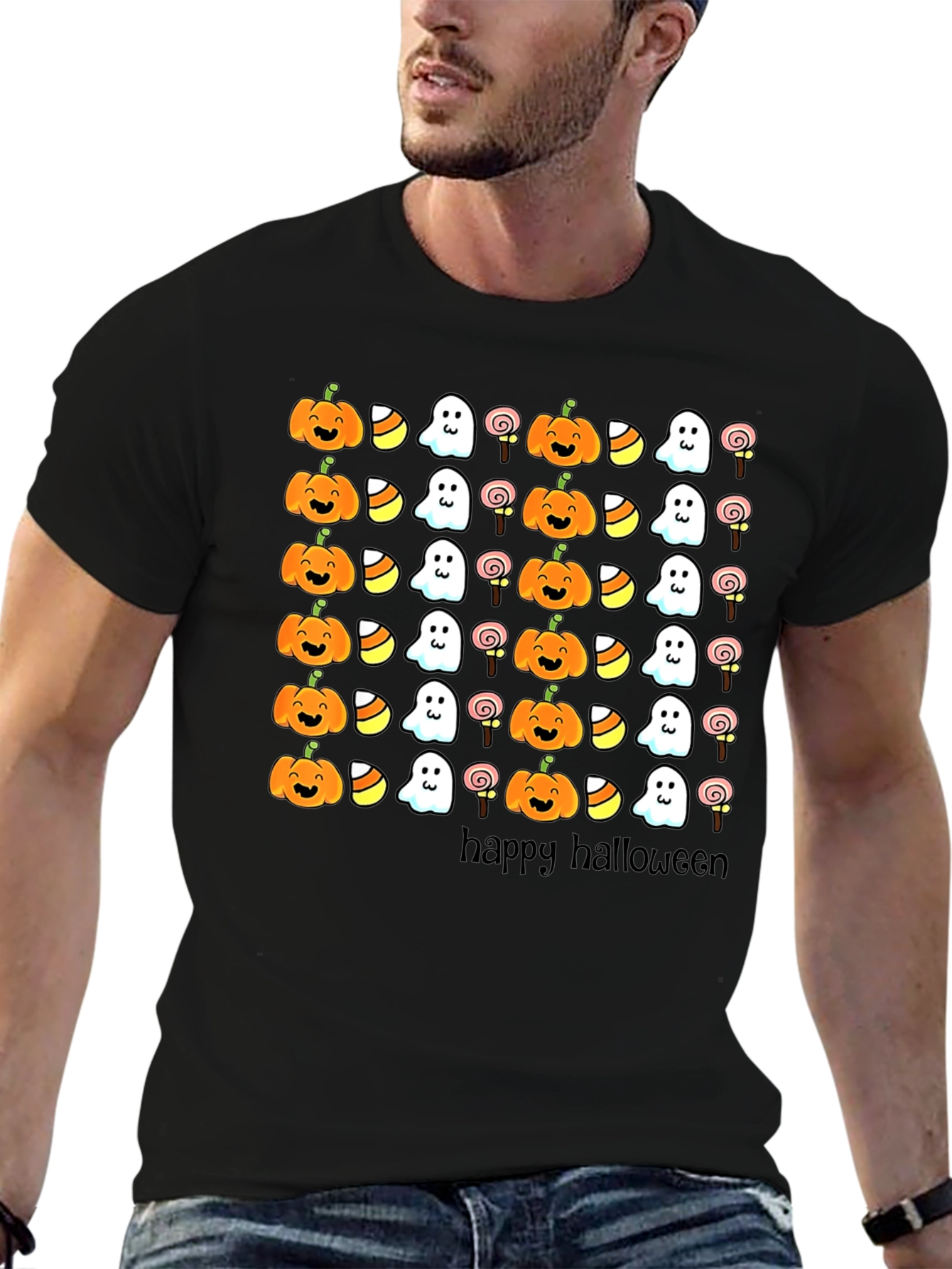 Happy Halloween Pattern Tee