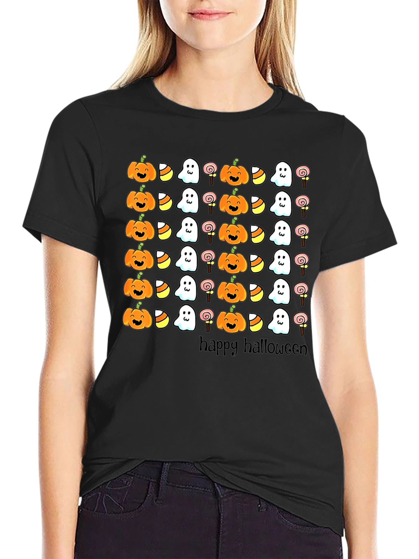 Happy Halloween Pattern Tee