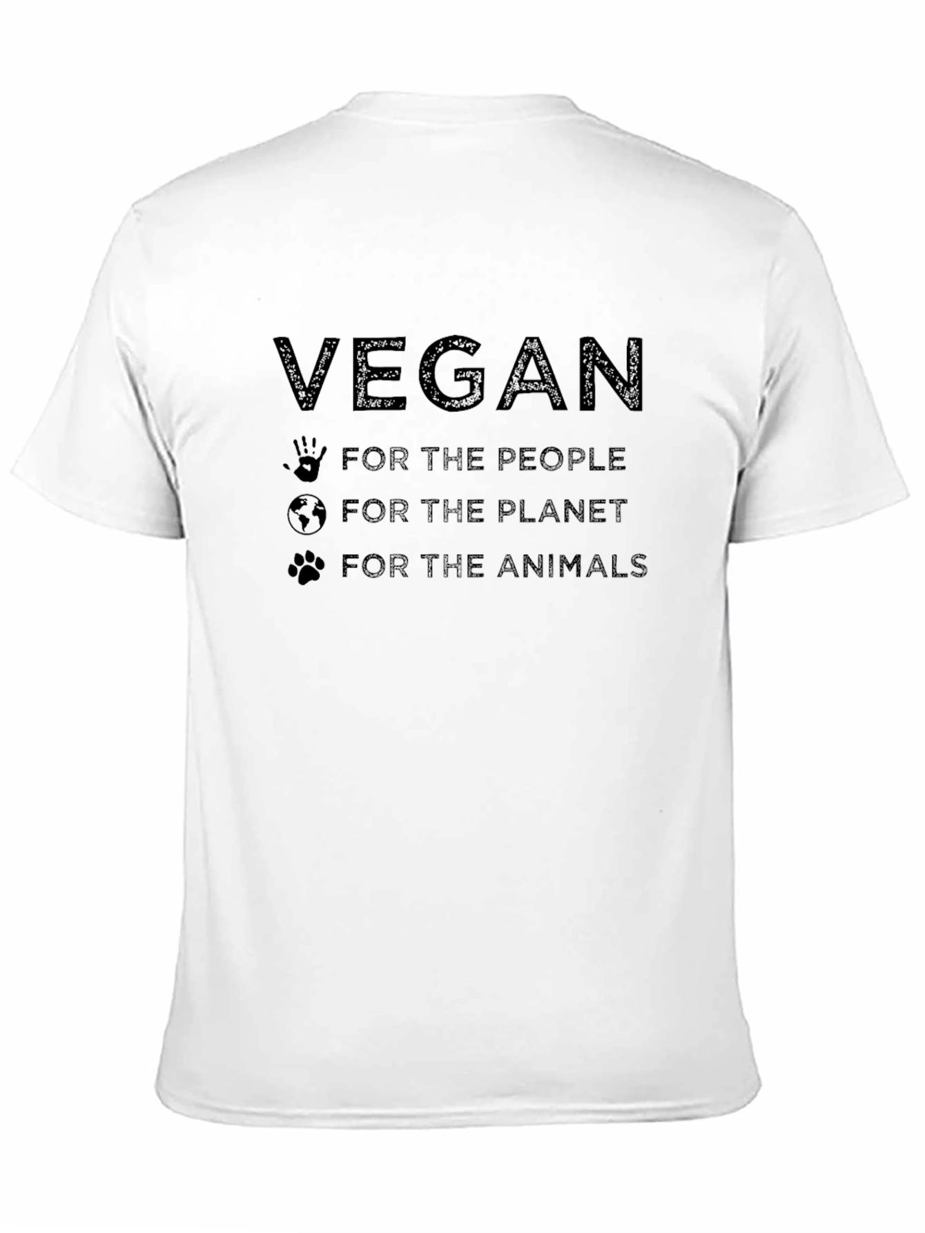 Vegan T-Shirt - For the People Planet Animals