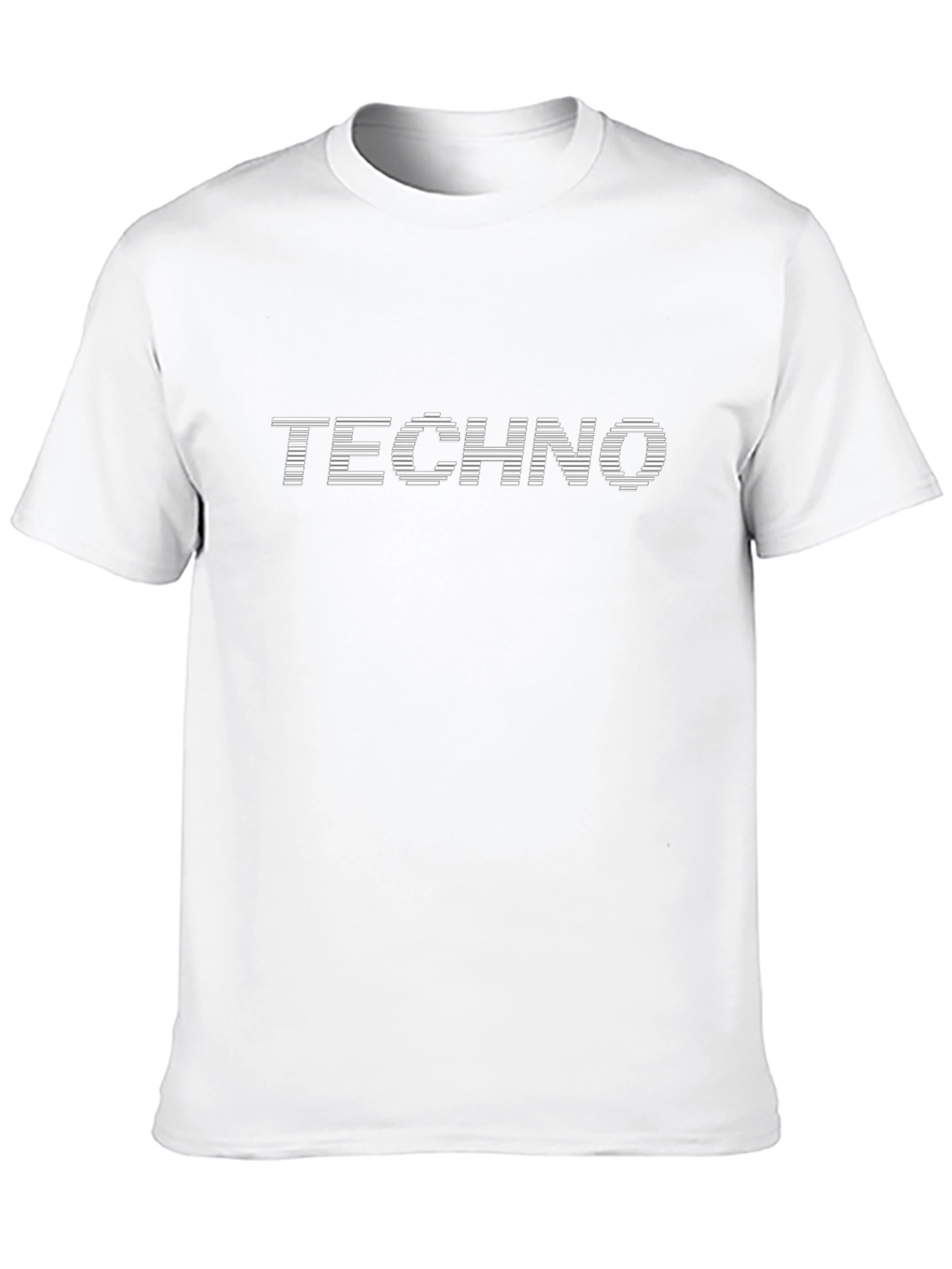 Techno T-Shirt - Black Graphic Tee