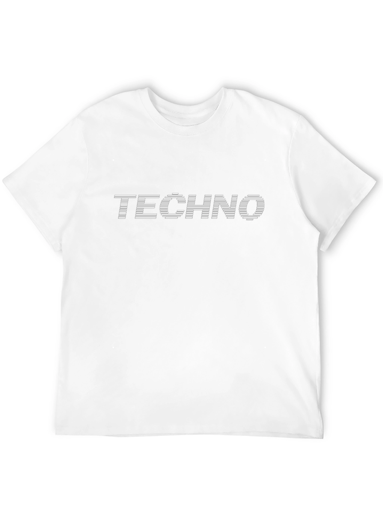 Techno T-Shirt - Black Graphic Tee