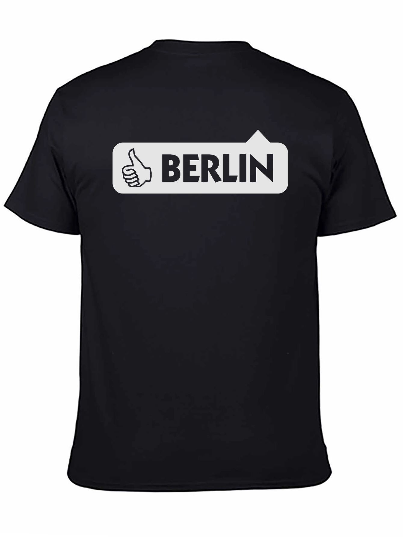 Berlin Thumbs Up Graphic Tee - Black