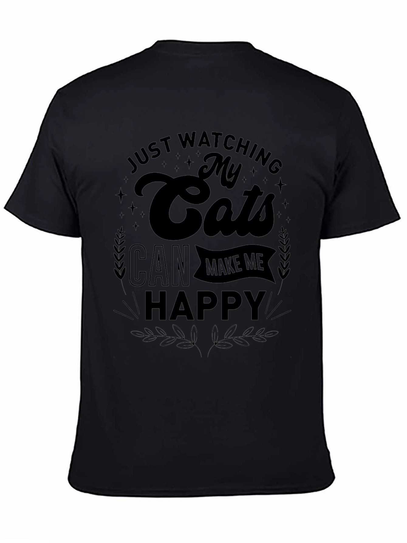 Cats Make Me Happy T-Shirt