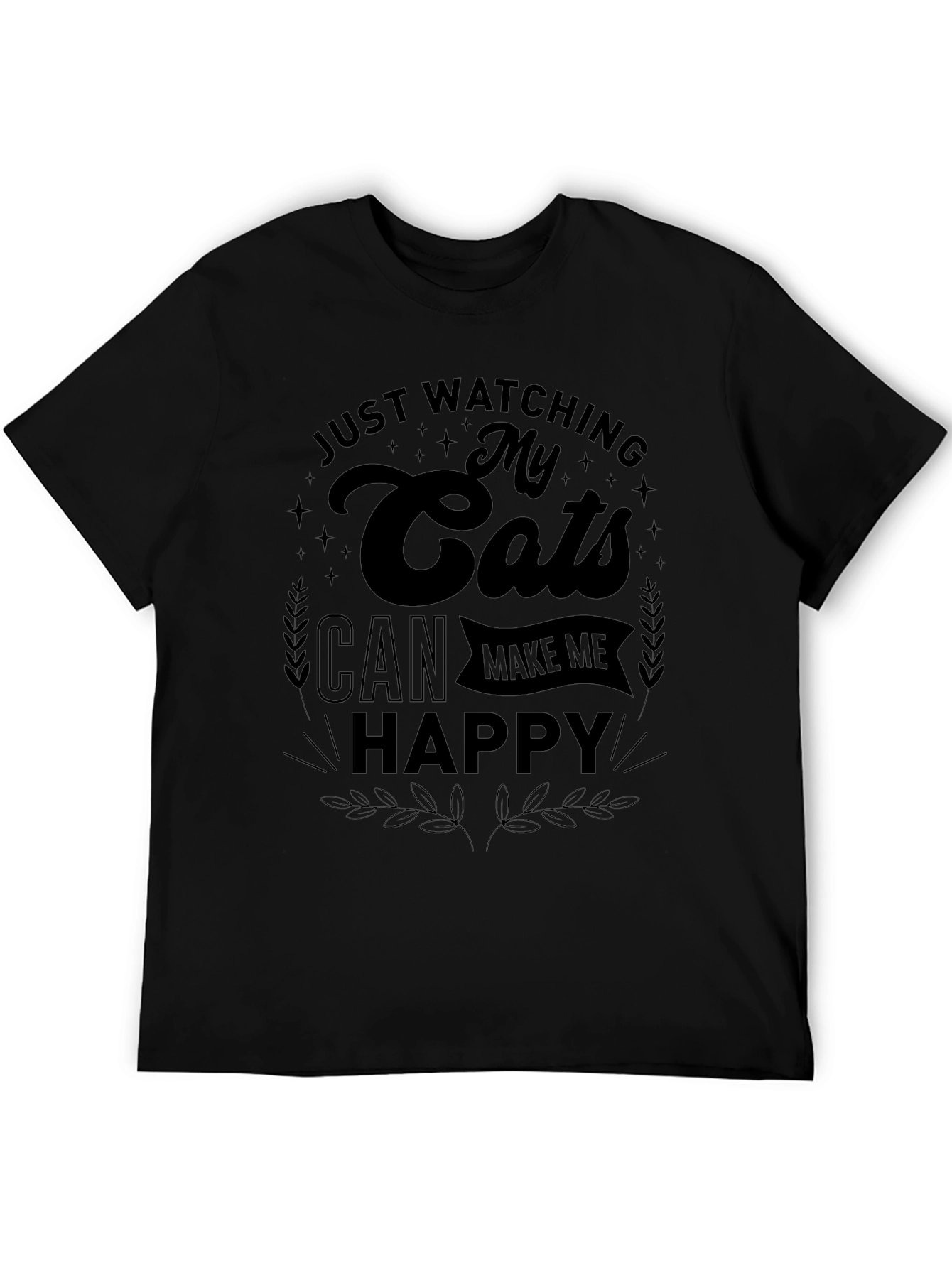 Cats Make Me Happy T-Shirt