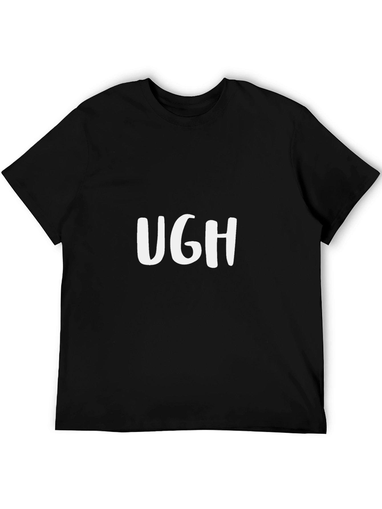 Ugh Graphic Tee - Mens Black T-Shirt