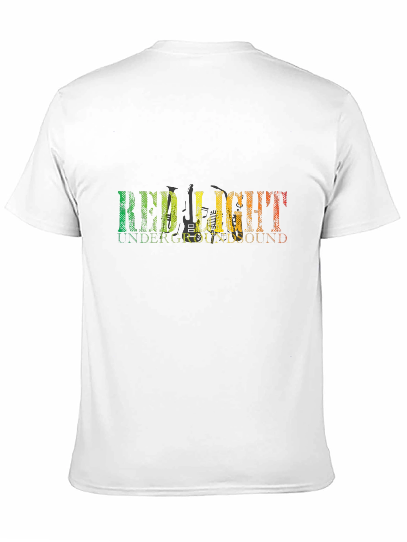 Red Light Underground Sound Graphic T-Shirt