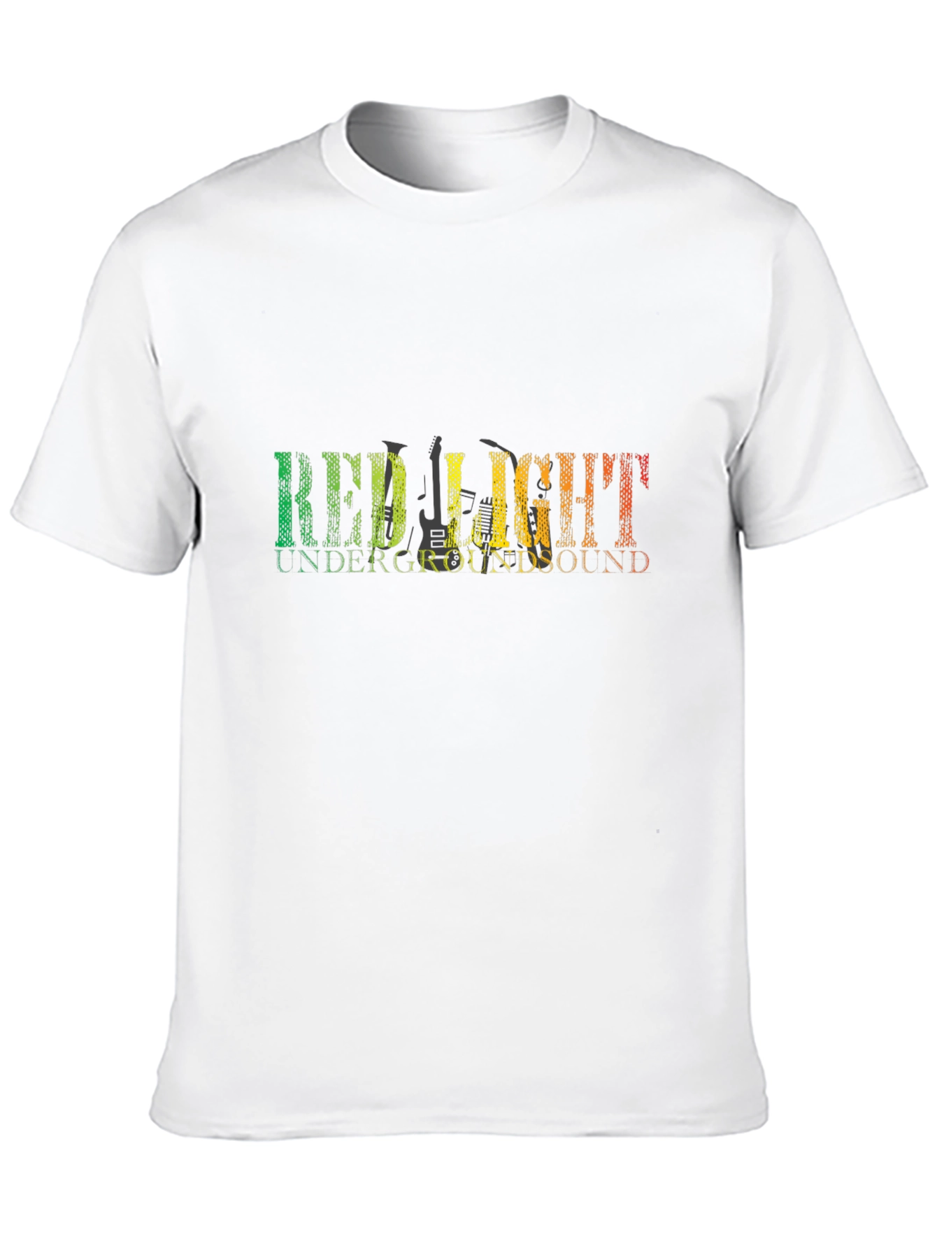 Red Light Underground Sound Graphic T-Shirt