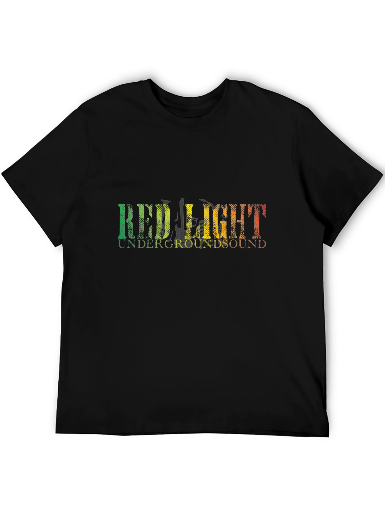 Red Light Underground Sound Graphic T-Shirt