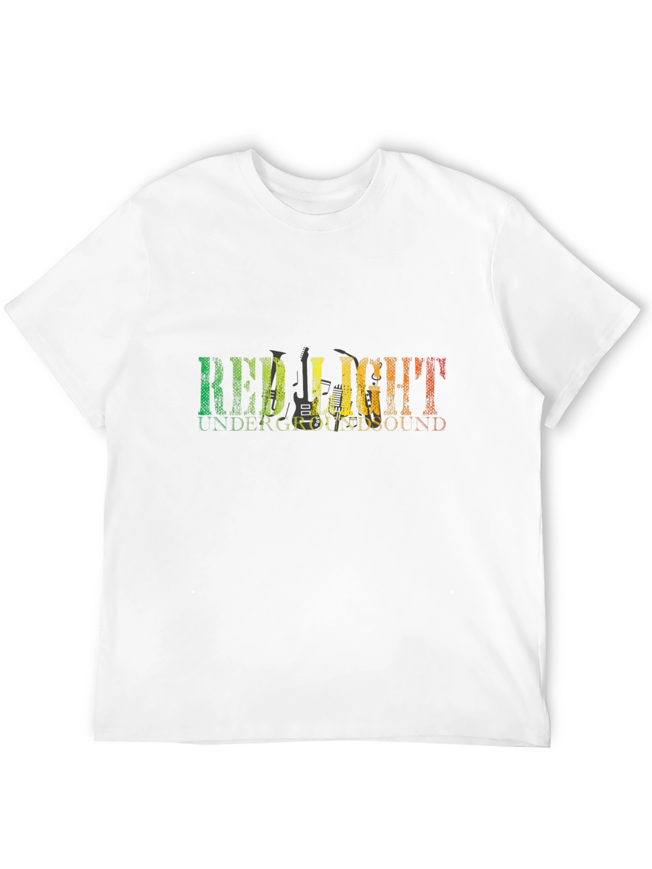 Red Light Underground Sound Graphic T-Shirt