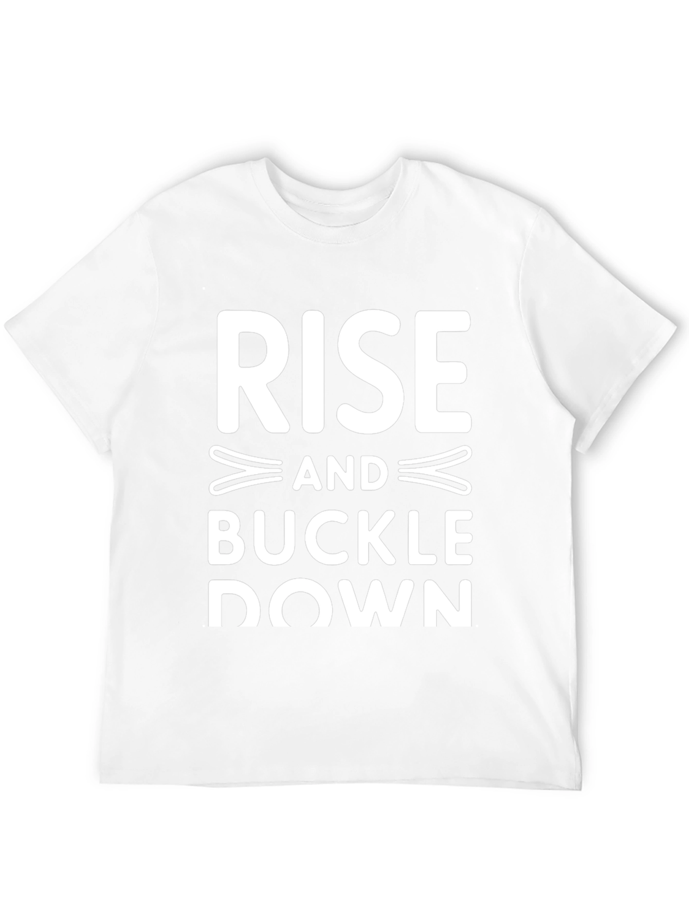 Rise and Buckle Down Graphic Tee - Black