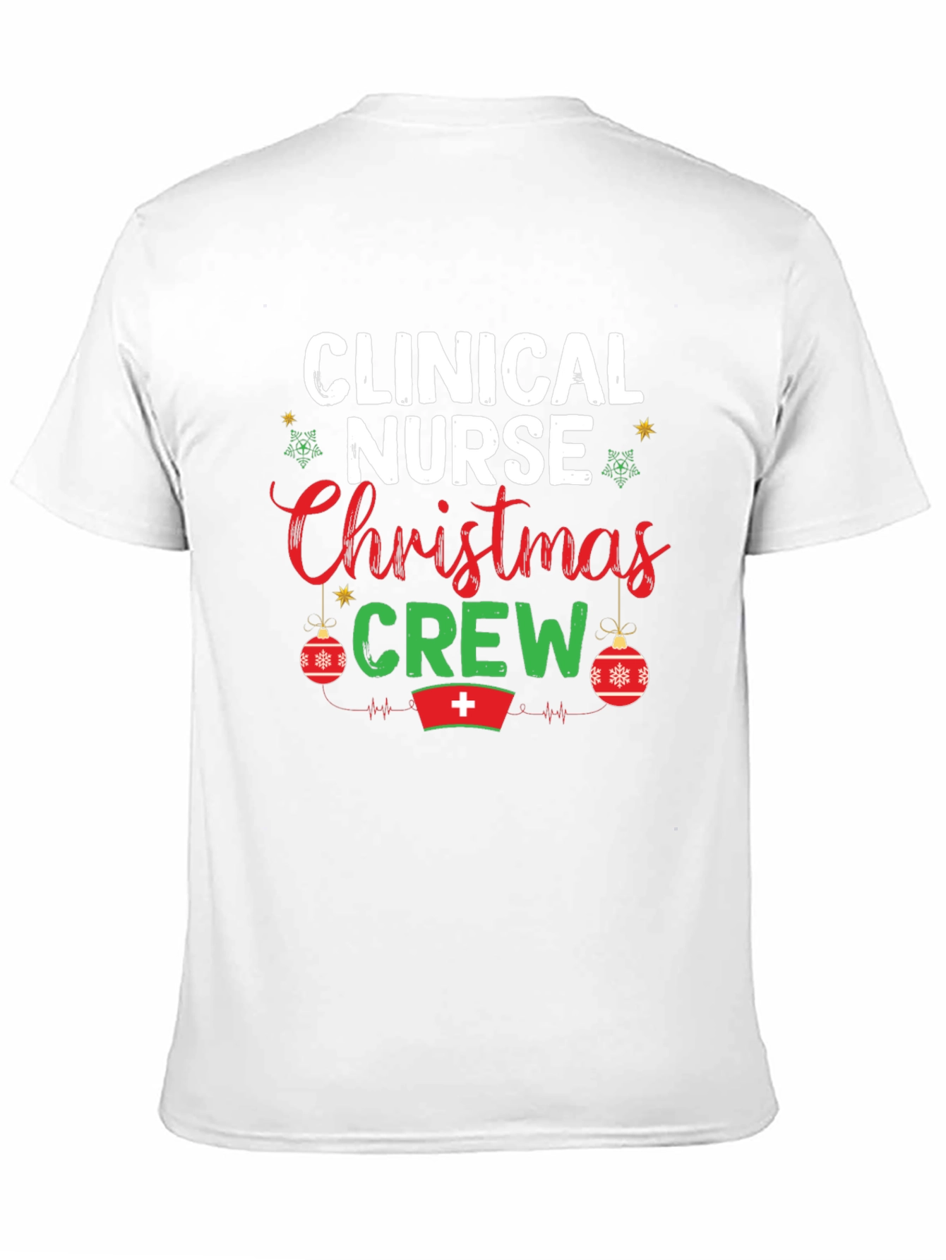 Clinical Nurse Christmas Crew Graphic Tee