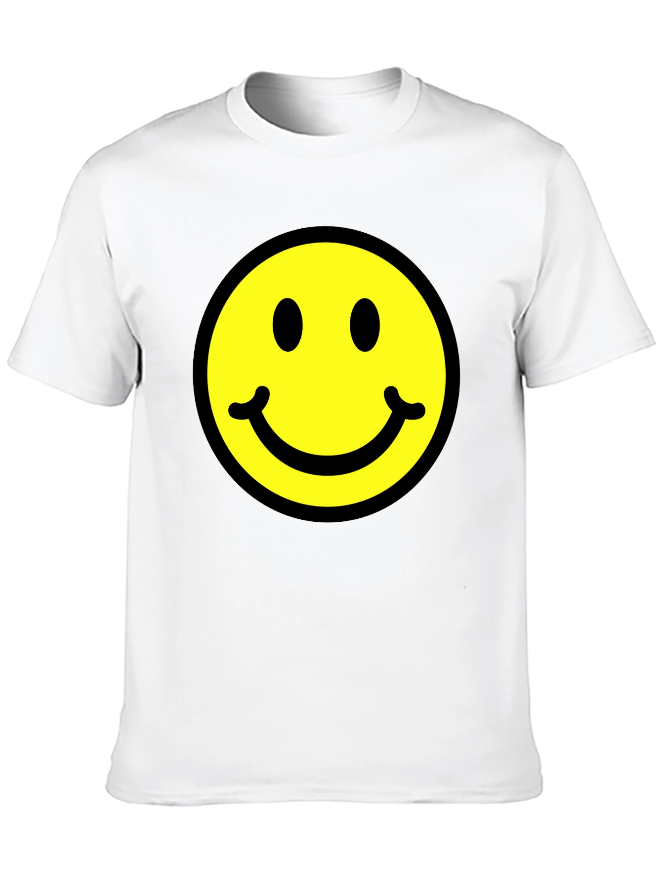 Classic Smiley Face Black T-Shirt