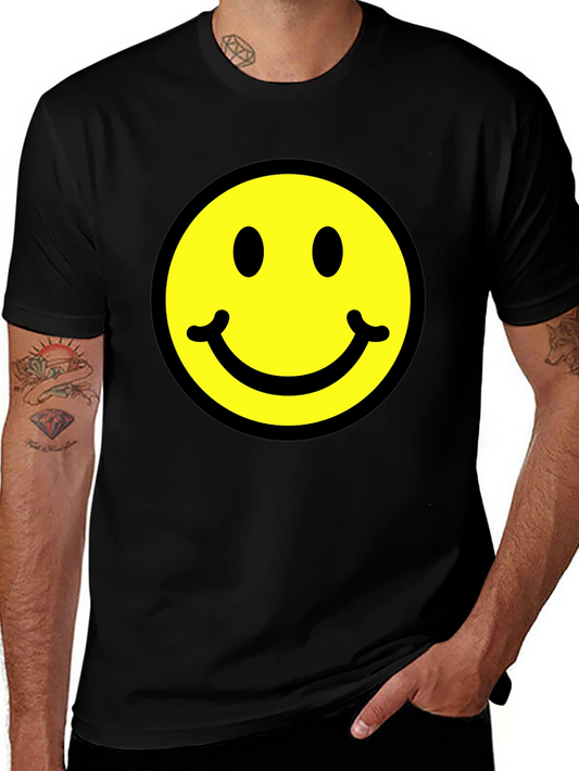 Classic Smiley Face Black T-Shirt