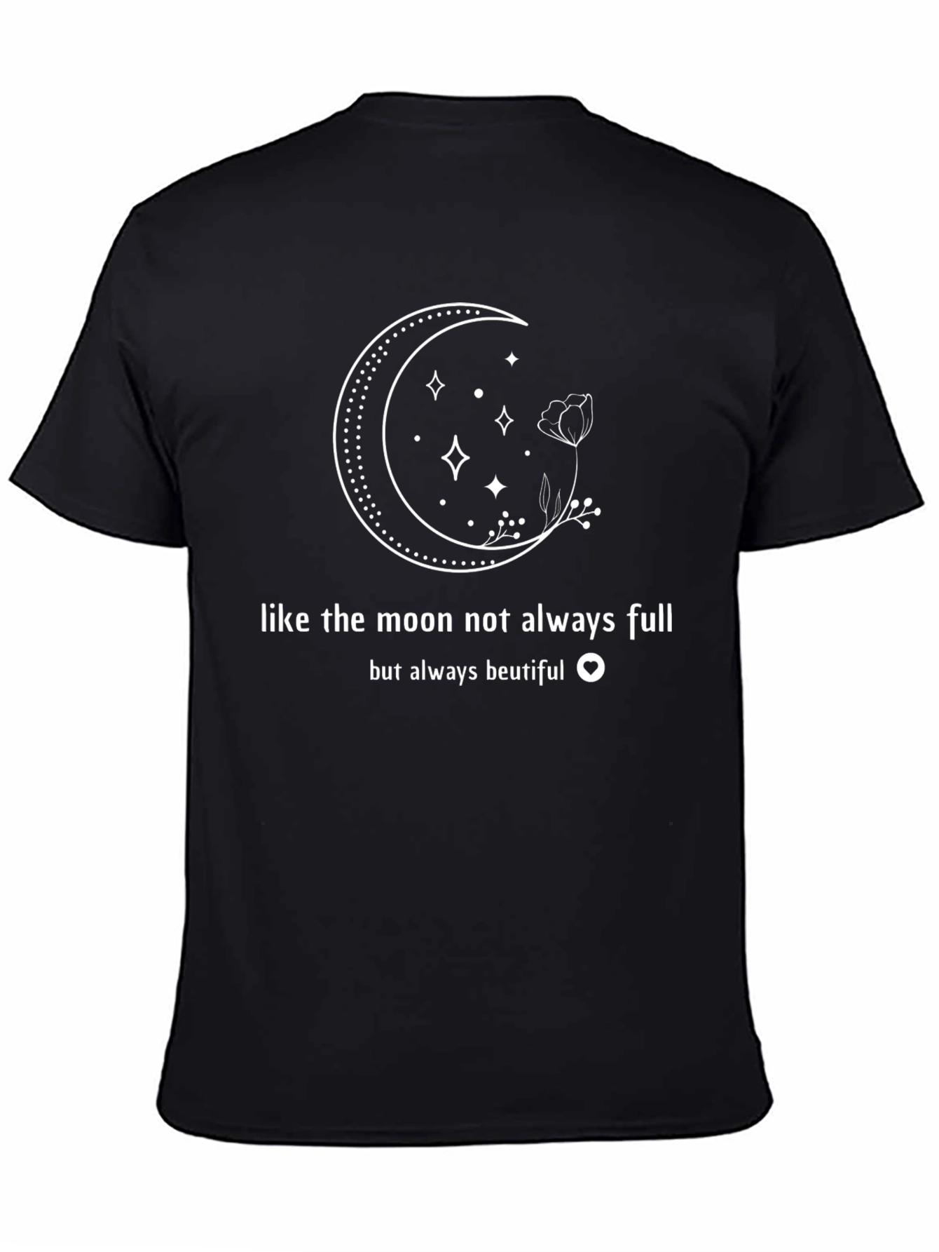 Moon Phases Graphic Tee - Beautiful Always