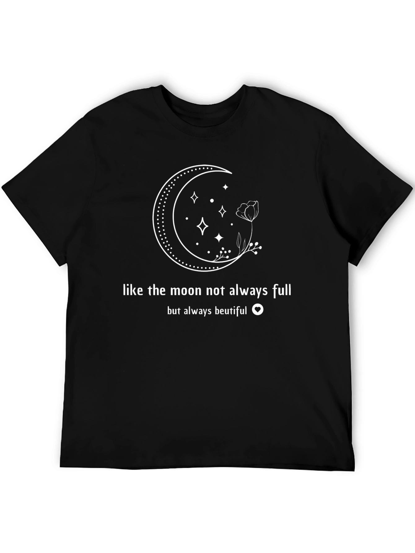 Moon Phases Graphic Tee - Beautiful Always