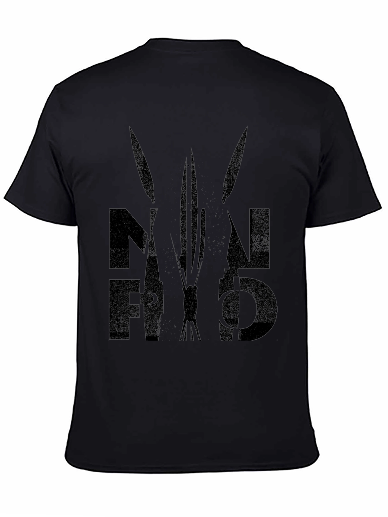 Mens Black Graphic Tee - NAF FFO Design