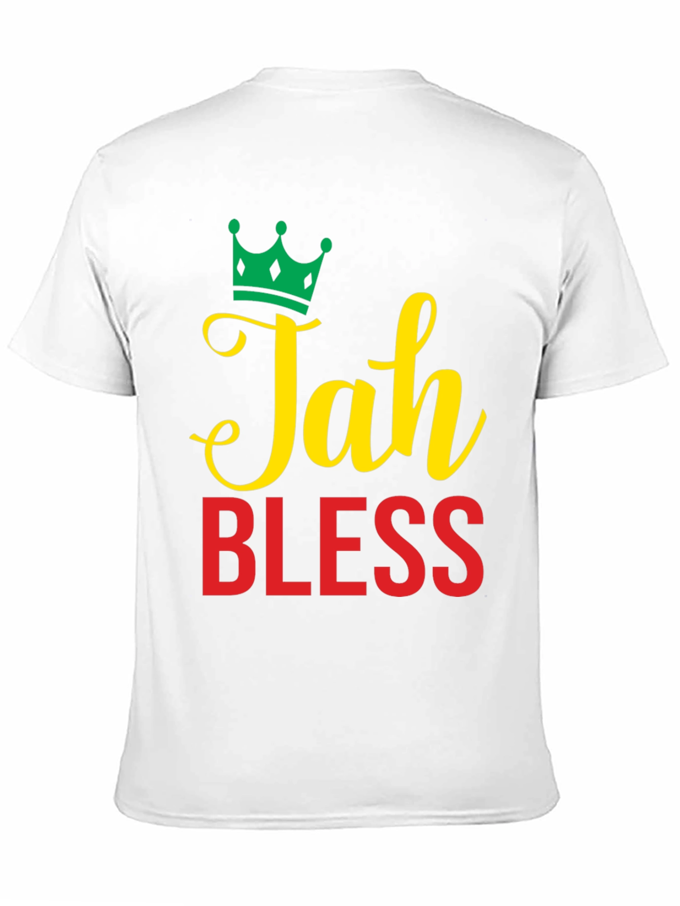 Jah Bless Graphic Tee - Reggae Inspired Design