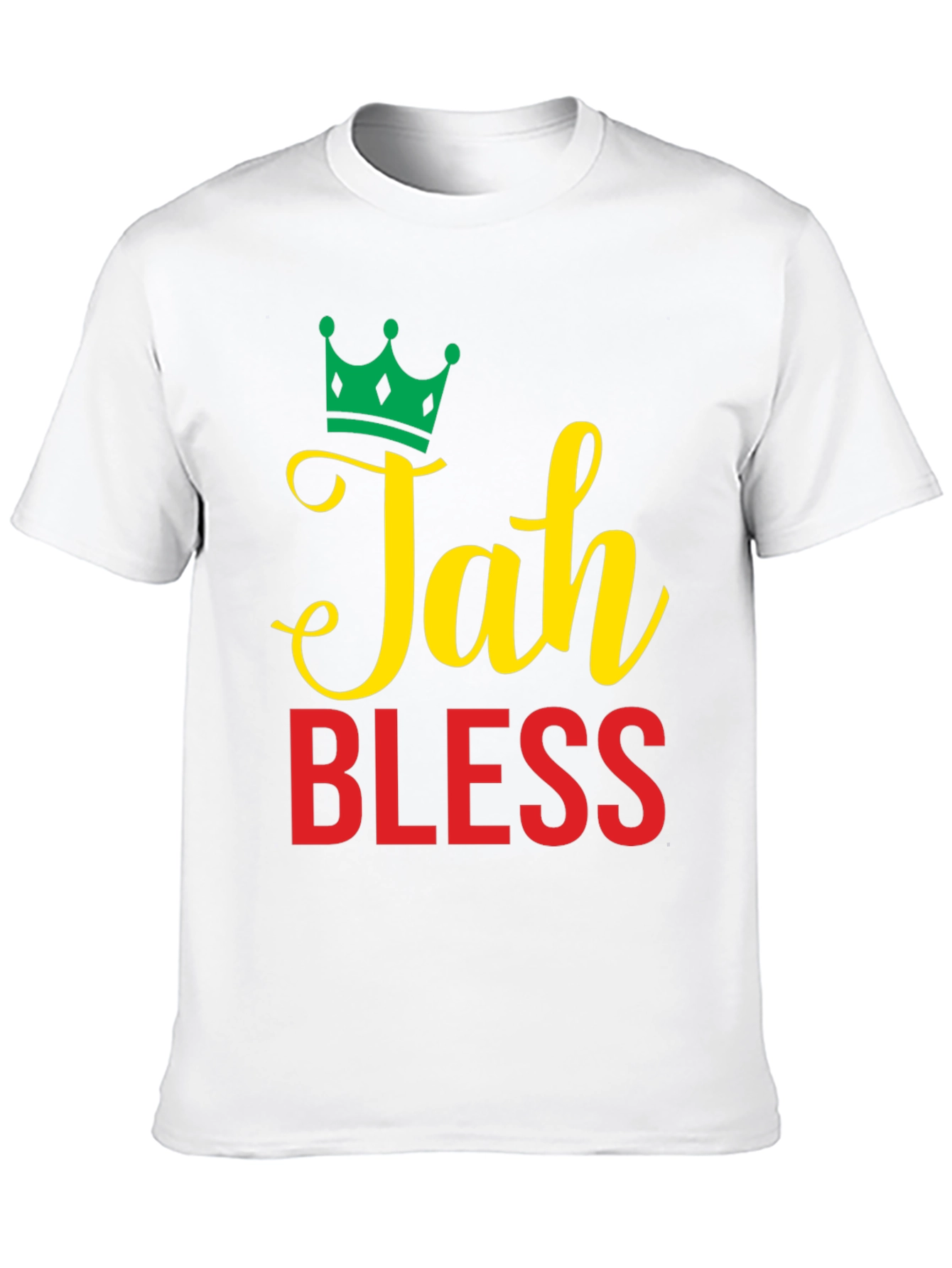Jah Bless Graphic Tee - Reggae Inspired Design