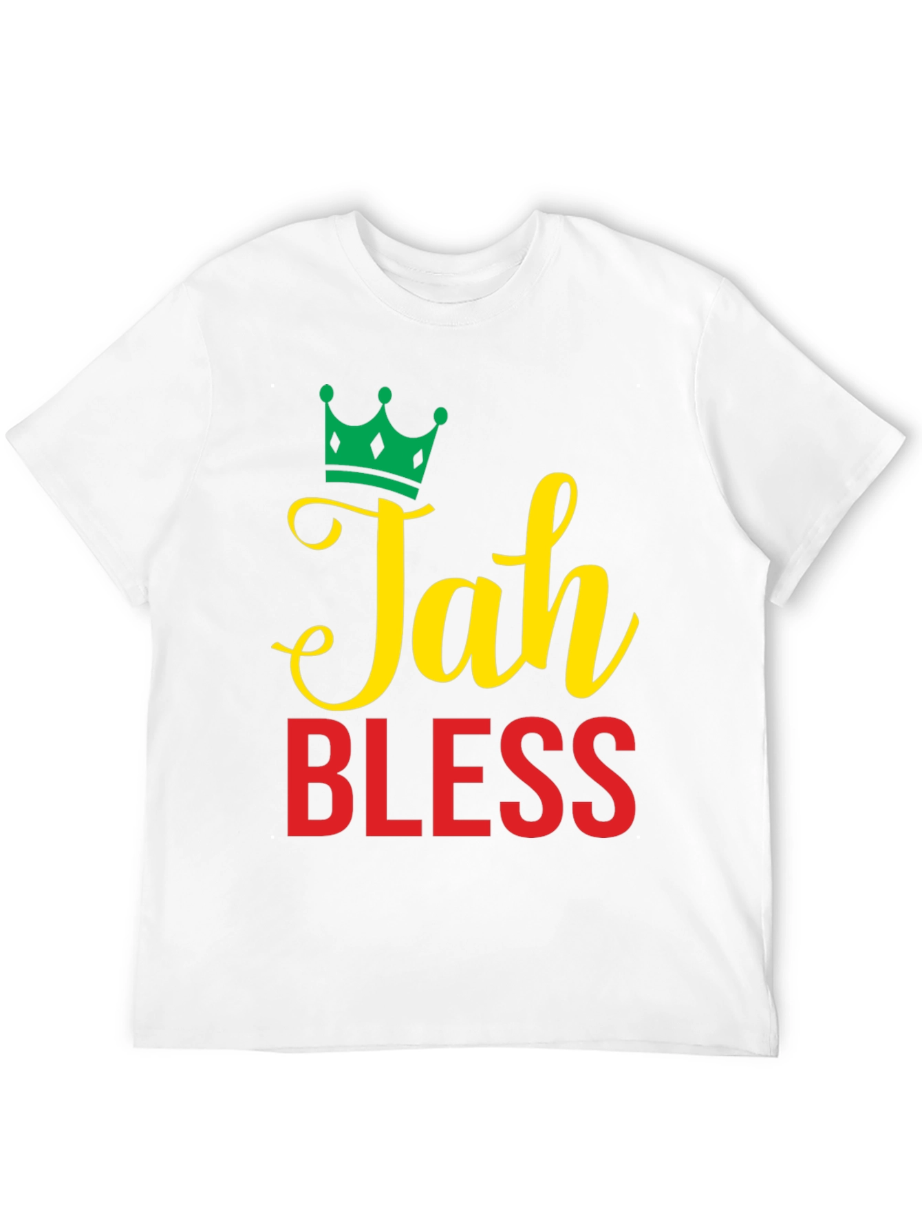 Jah Bless Graphic Tee - Reggae Inspired Design
