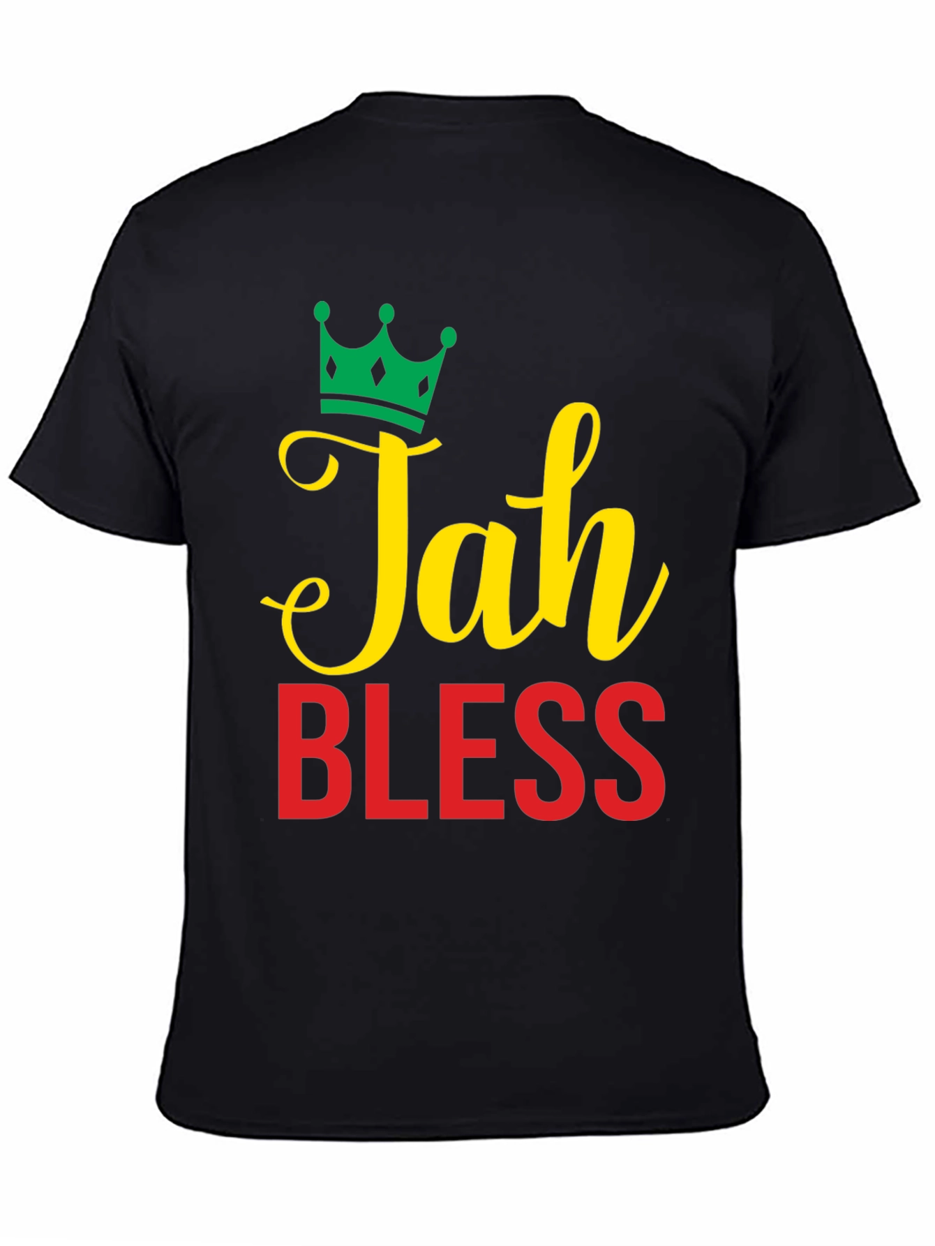 Jah Bless Graphic Tee - Reggae Inspired Design