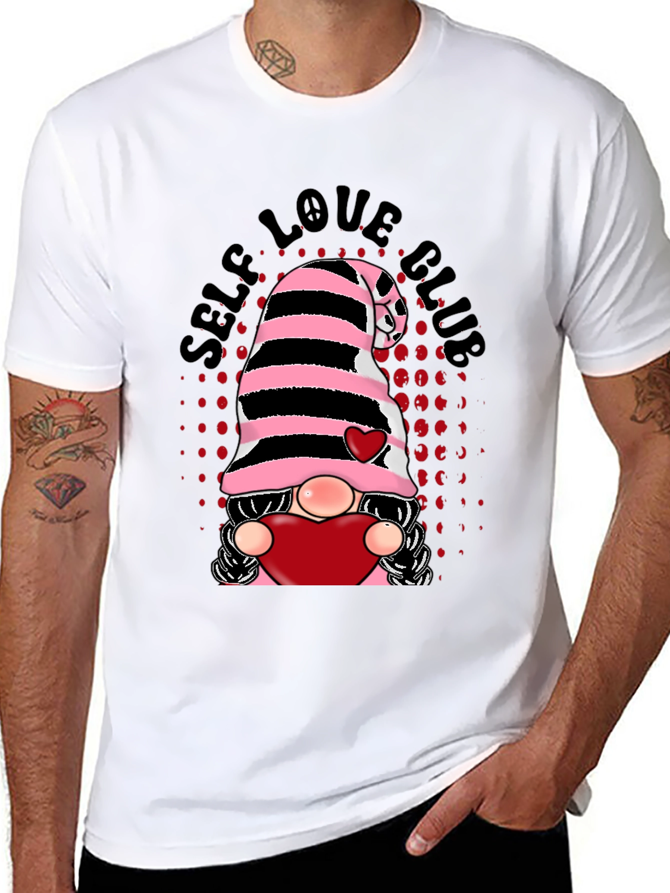 Self Love Club Gnome Valentine T-Shirt