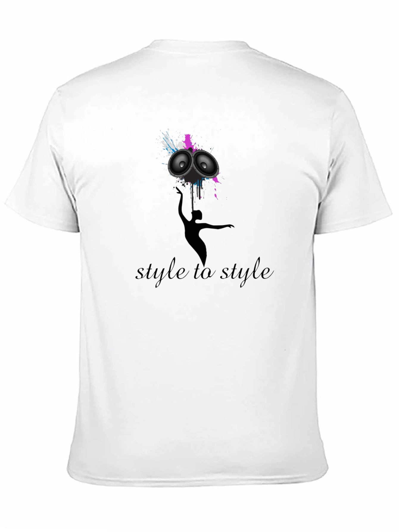 Stylish Black Graphic Tee - Style to Style