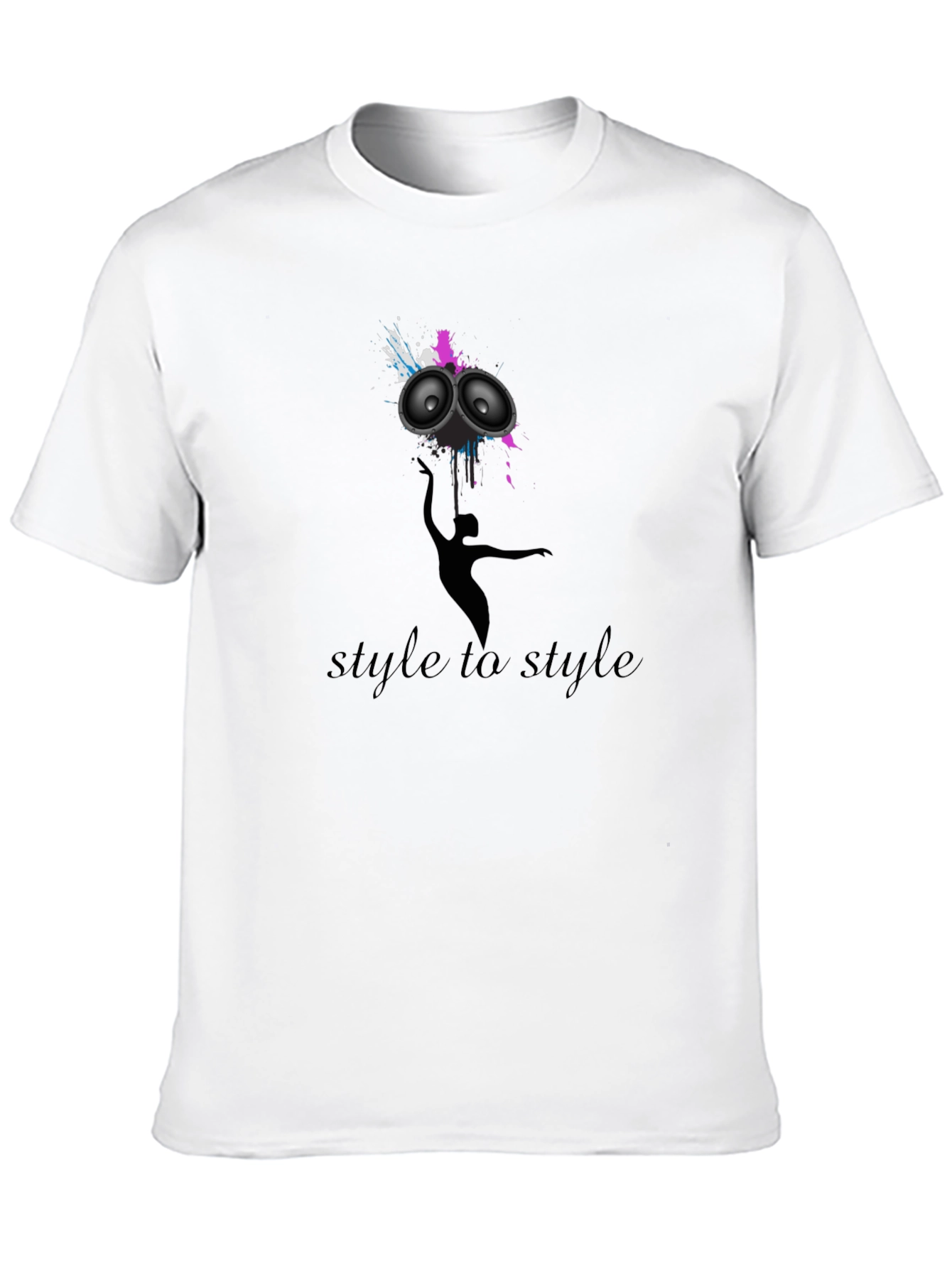 Stylish Black Graphic Tee - Style to Style