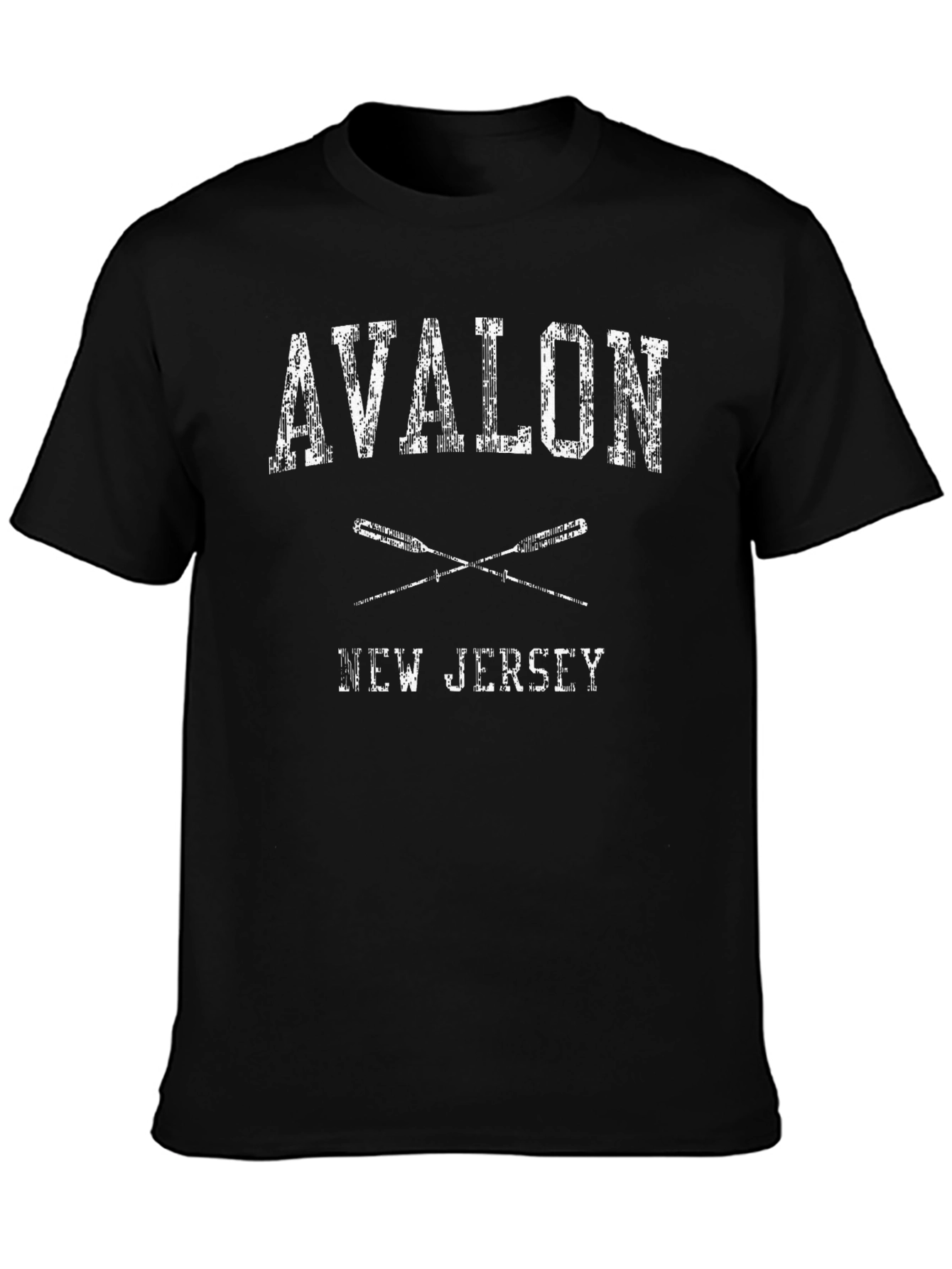 Avalon New Jersey T-Shirt - Black Graphic Tee