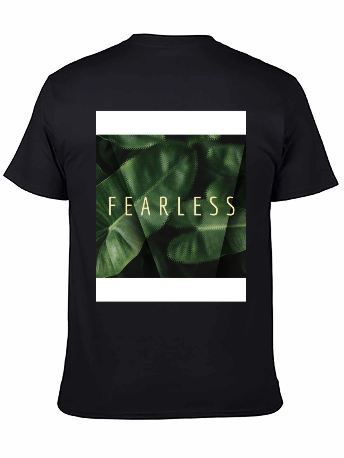 Fearless Nature Graphic Black T-Shirt