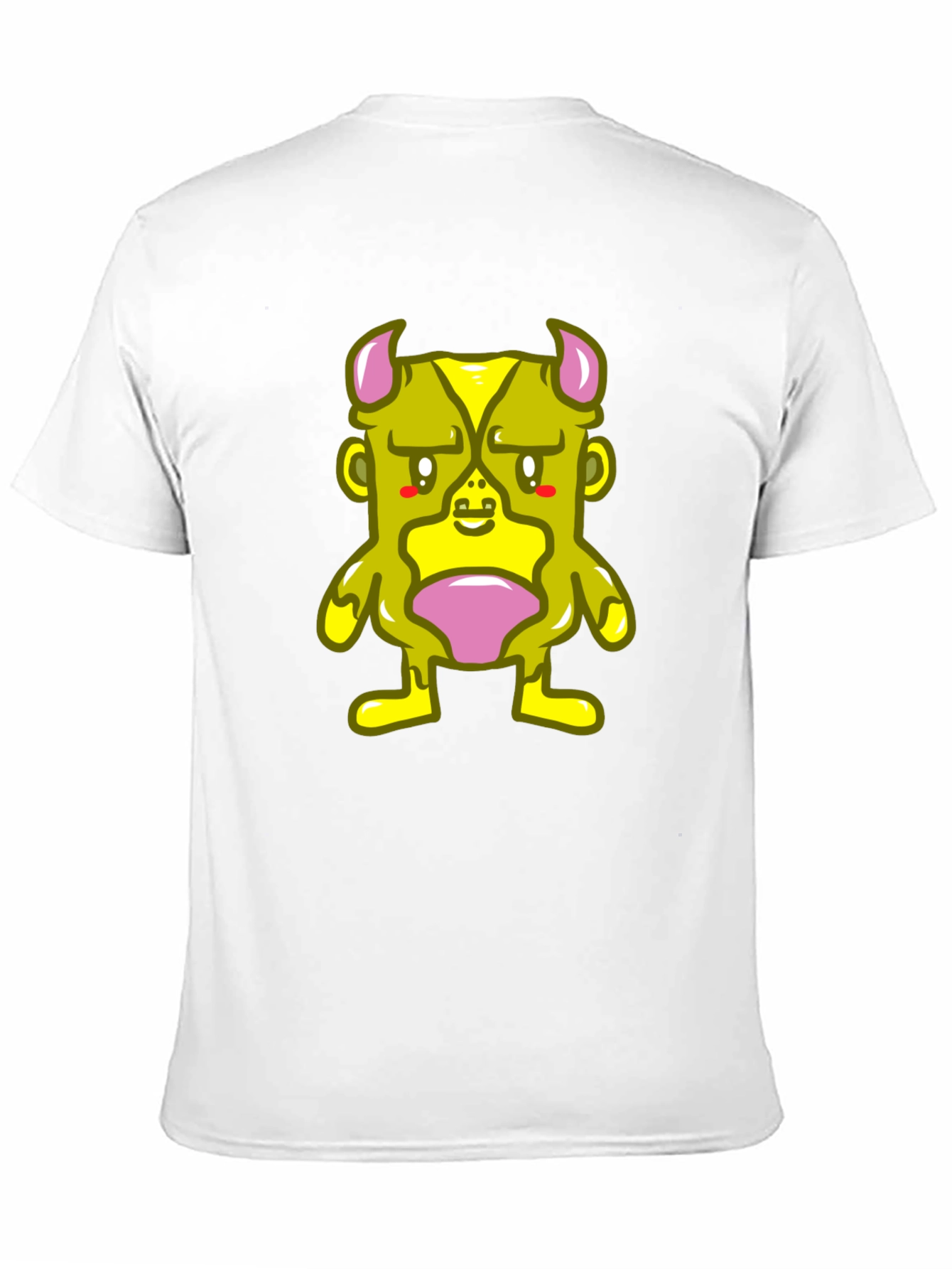 Monster Graphic Tee - Black Cotton Blend