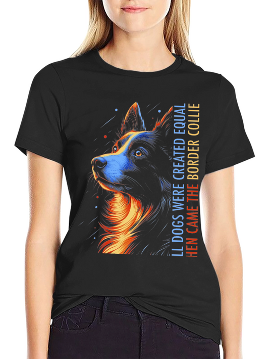 Border Collie Graphic Tee - All Dogs Created Equal