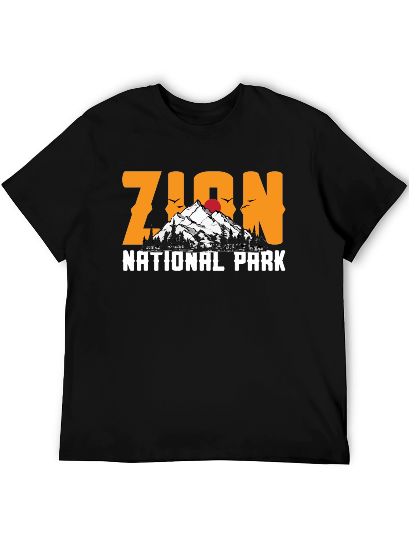 Zion National Park Graphic Tee - Black