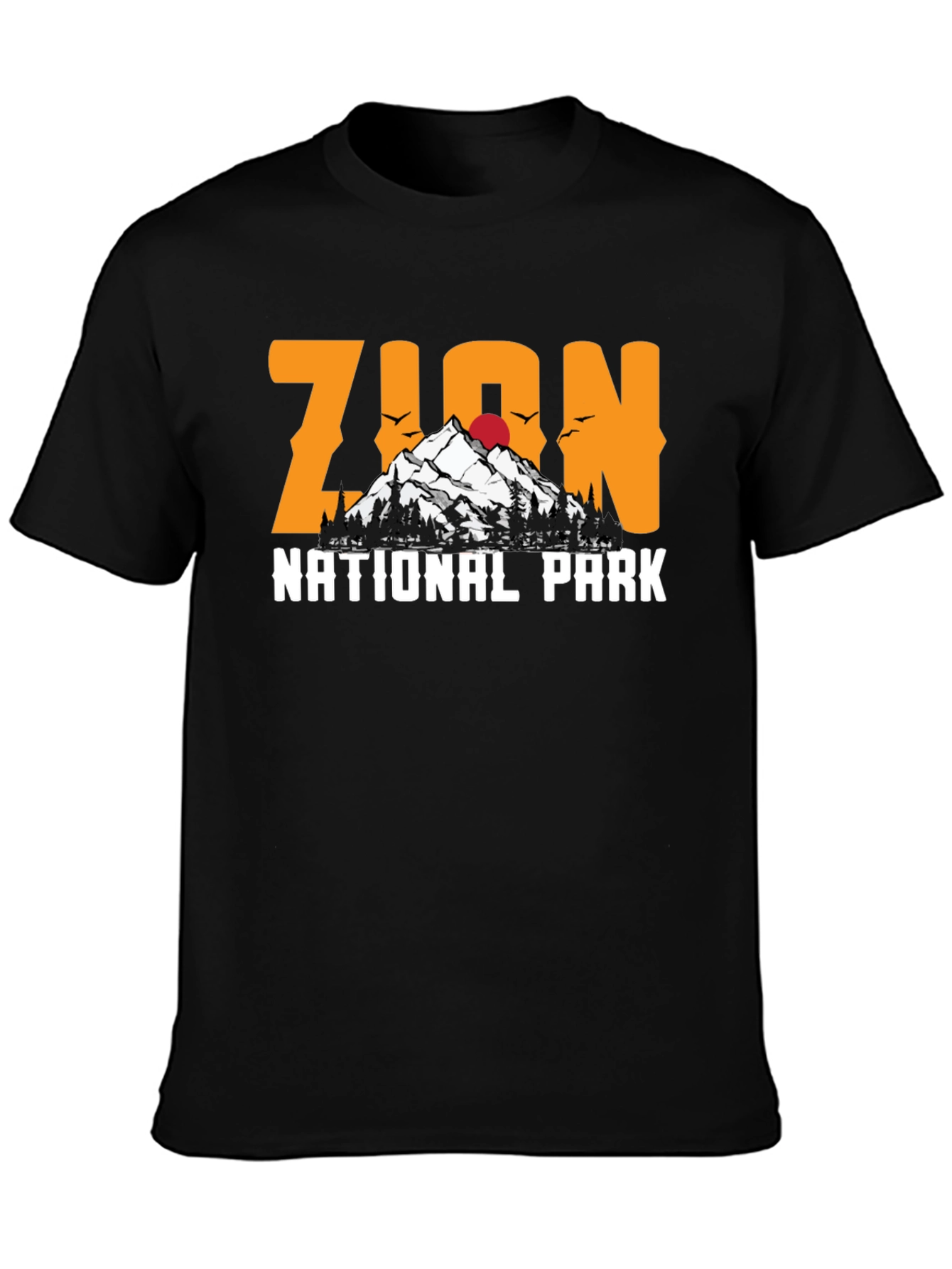 Zion National Park Graphic Tee - Black