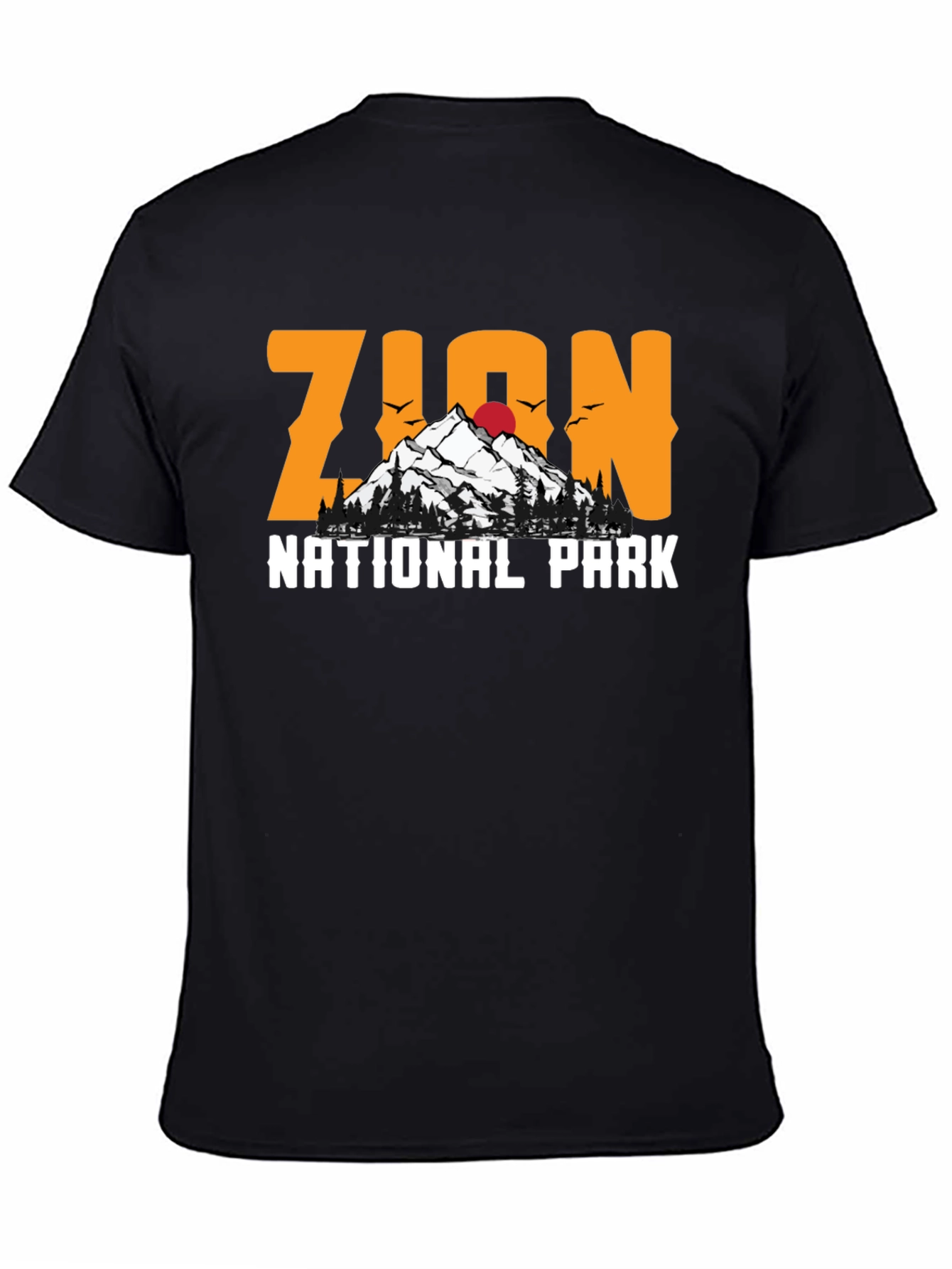 Zion National Park Graphic Tee - Black
