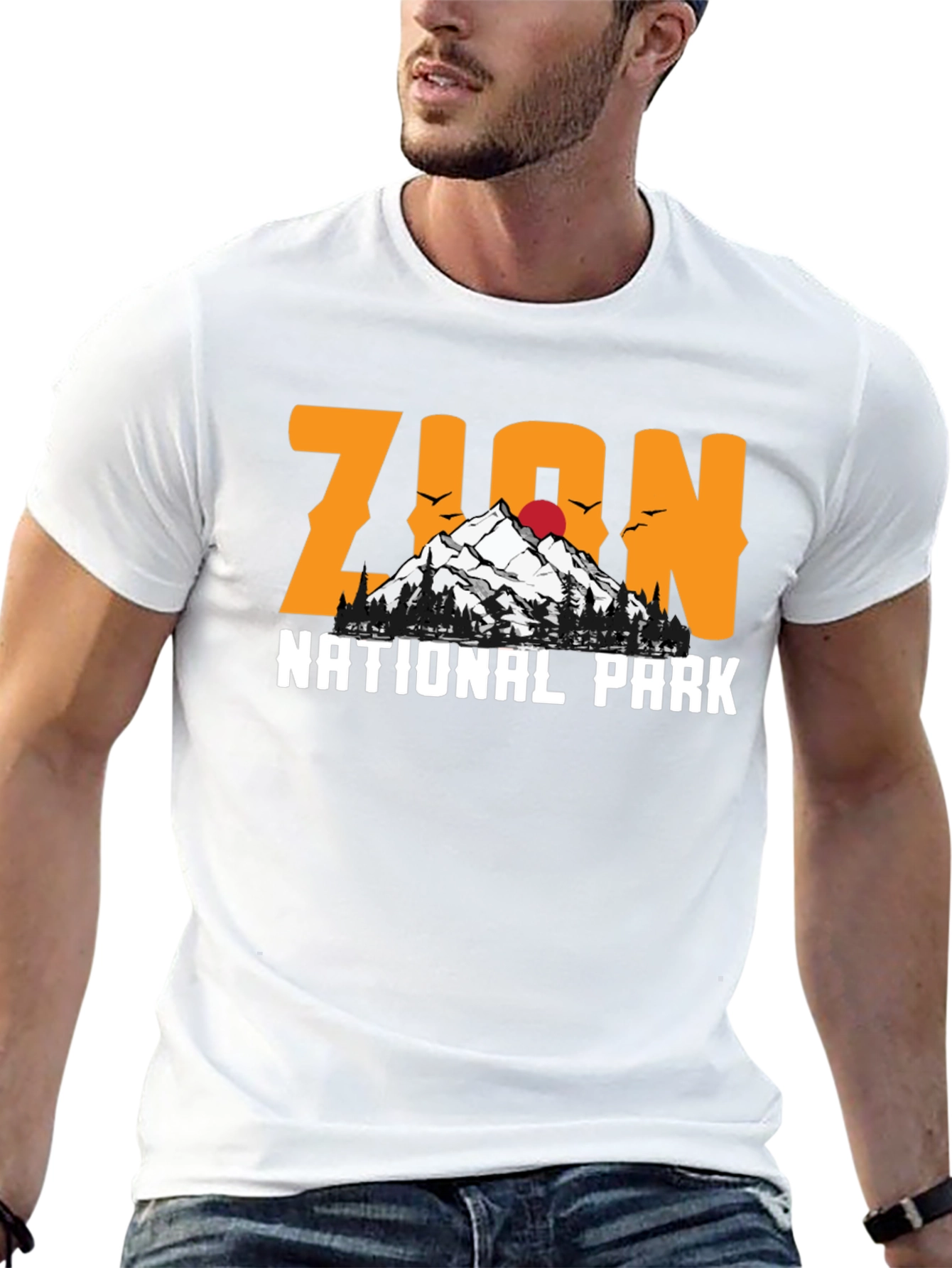 Zion National Park Graphic Tee - Black
