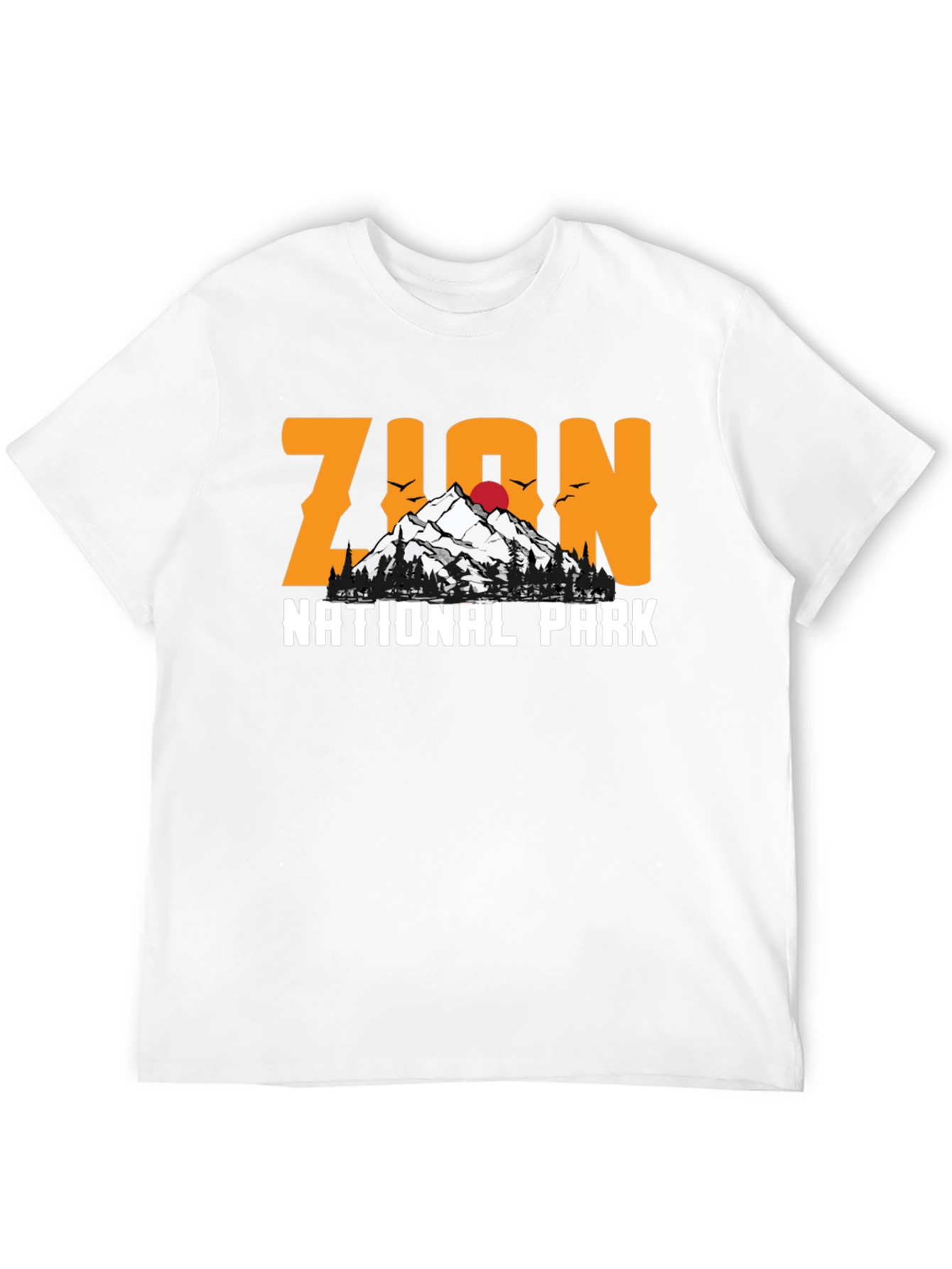 Zion National Park Graphic Tee - Black