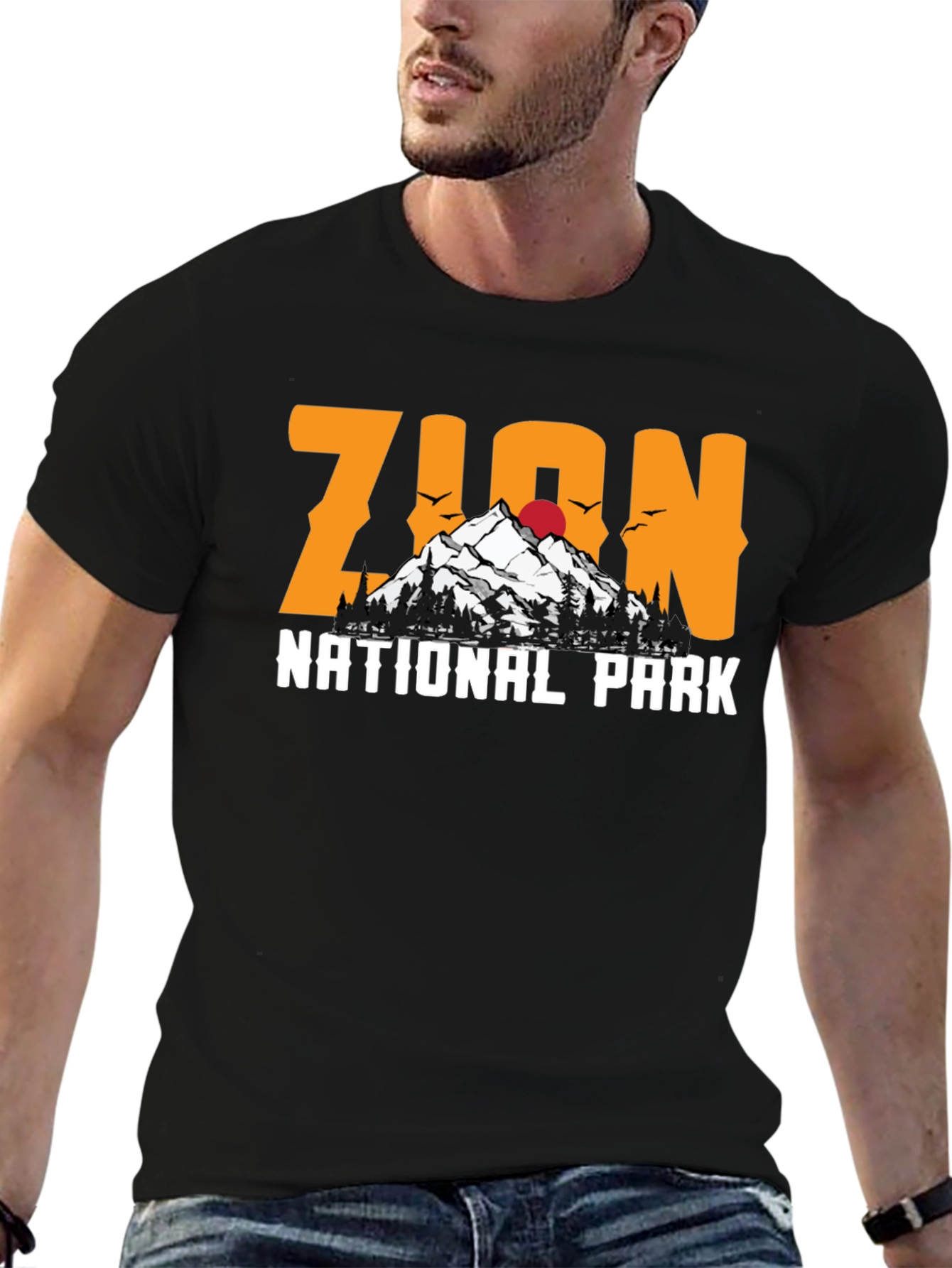 Zion National Park Graphic Tee - Black