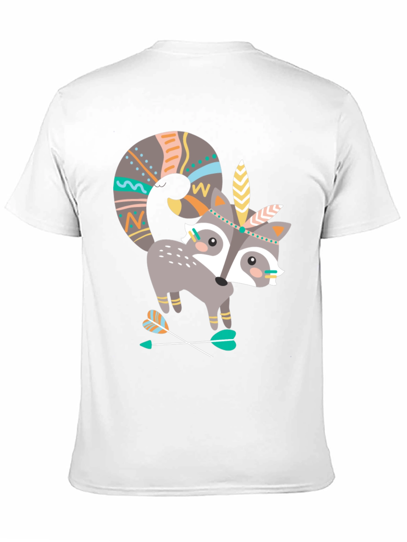 Tribal Raccoon T-Shirt