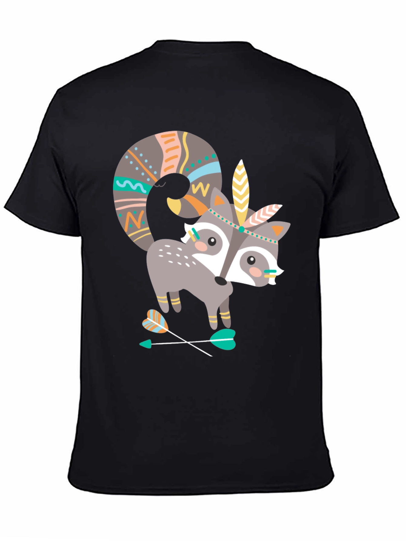 Tribal Raccoon T-Shirt