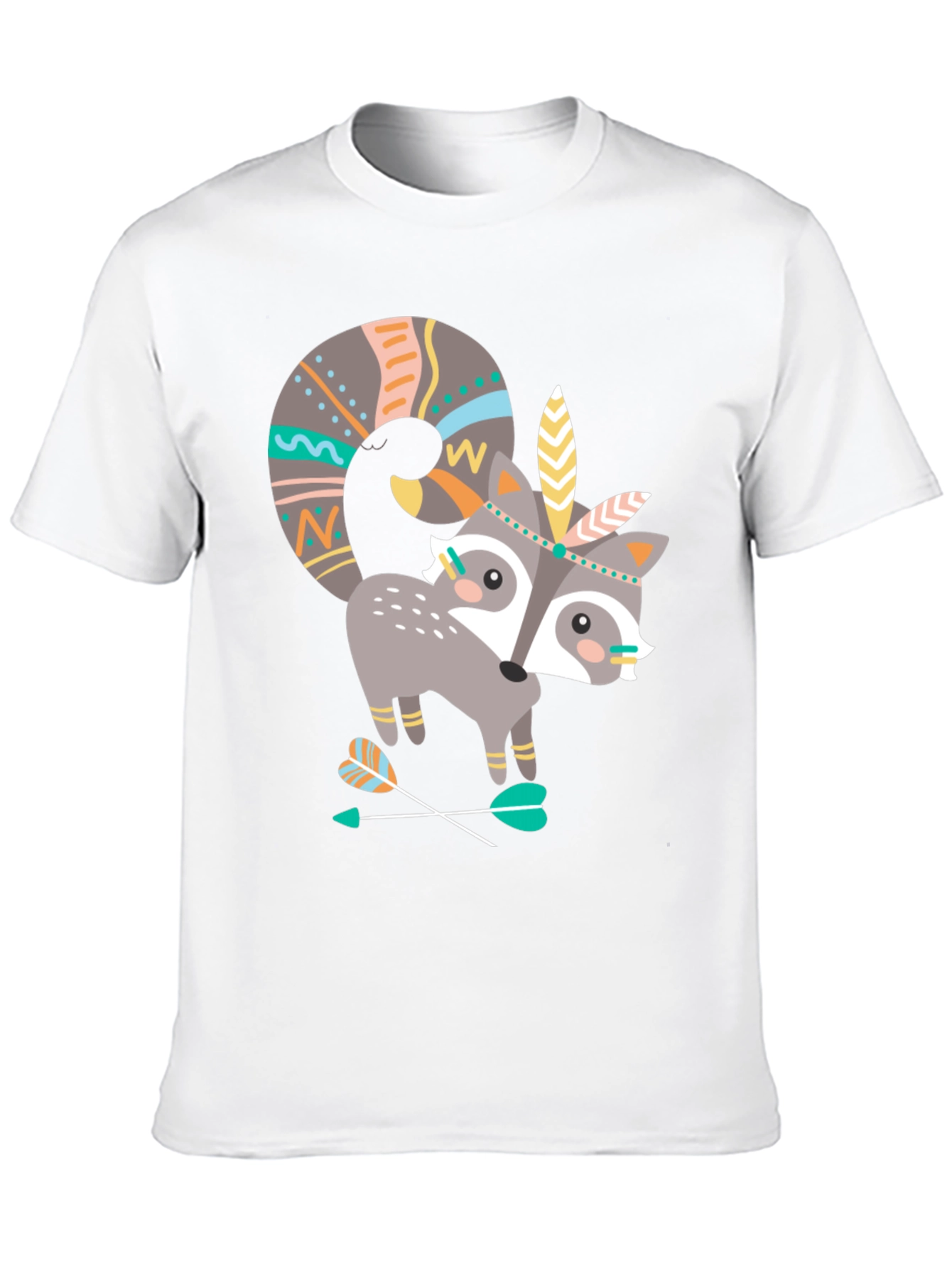 Tribal Raccoon T-Shirt