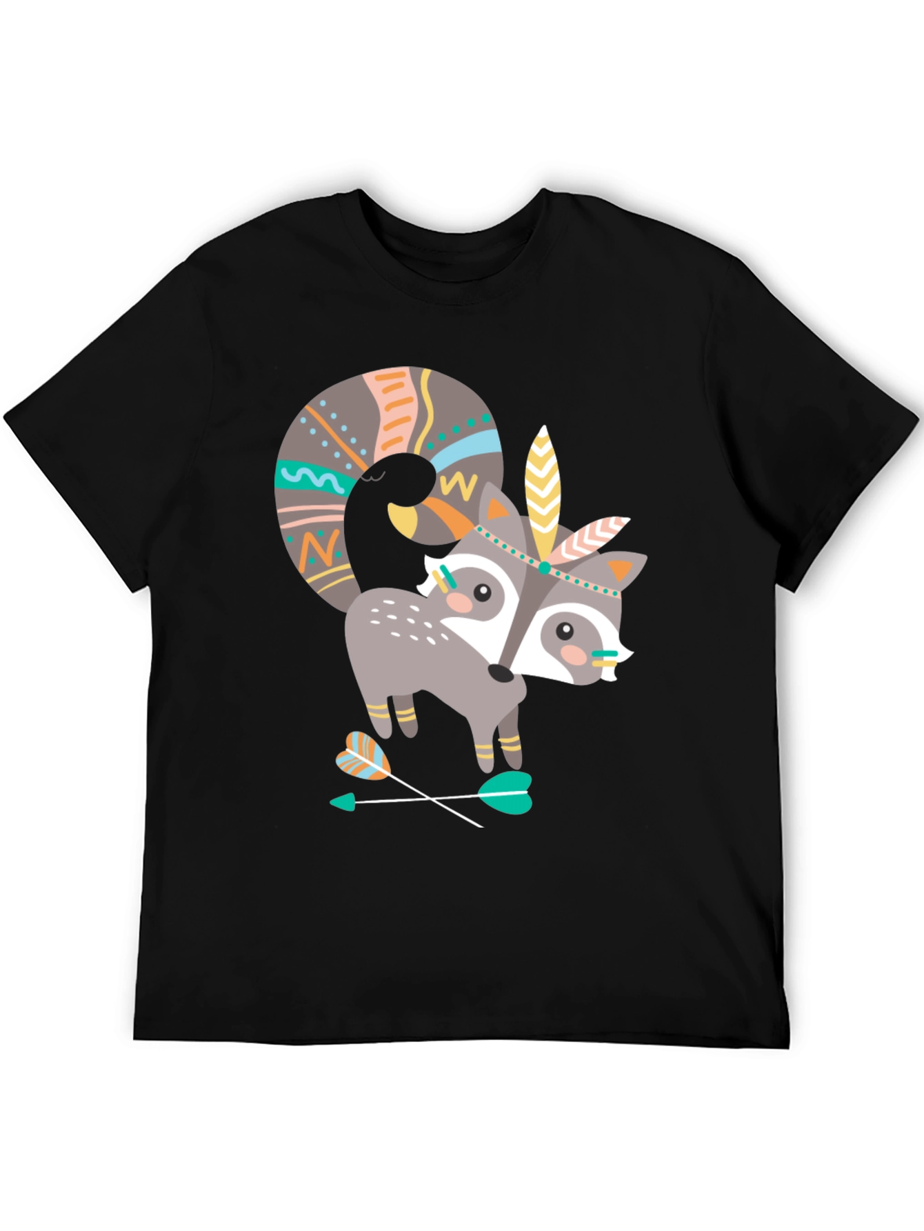 Tribal Raccoon T-Shirt