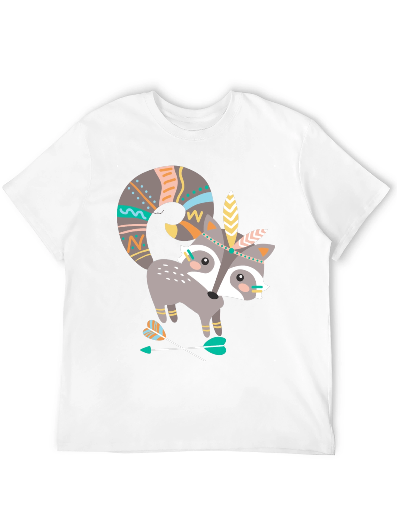 Tribal Raccoon T-Shirt